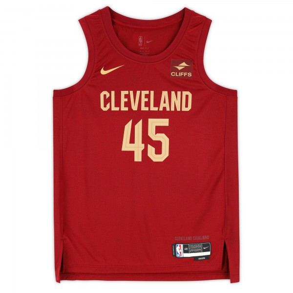 Donovan Mitchell Cleveland Cavaliers Autographed Fanatics Authentic Nike Icon Swingman Jersey