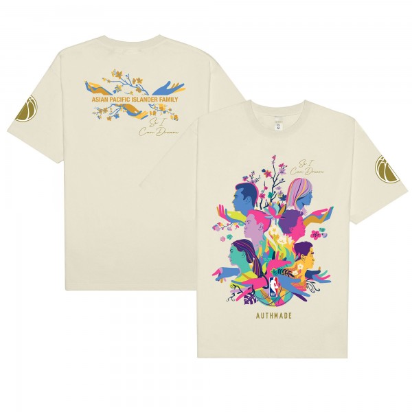 Unisex Washington Wizards AUTHMADE x NBA Cream AAPI Dreamers T-Shirt