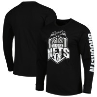 Футболка с длинным рукавом Unisex Brooklyn Nets Stadium Essentials Black NBA Crest