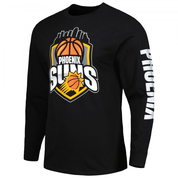 Футболка с длинным рукавом Phoenix Suns Stadium Essentials Unisex NBA Crest - Black