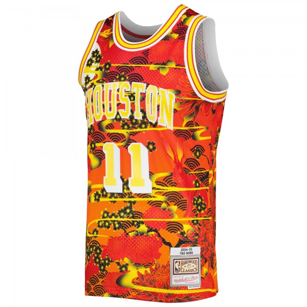 Игровая форма  Yao Ming Houston Rockets Mitchell & Ness Hardwood Classics Lunar New Year Swingman - Red