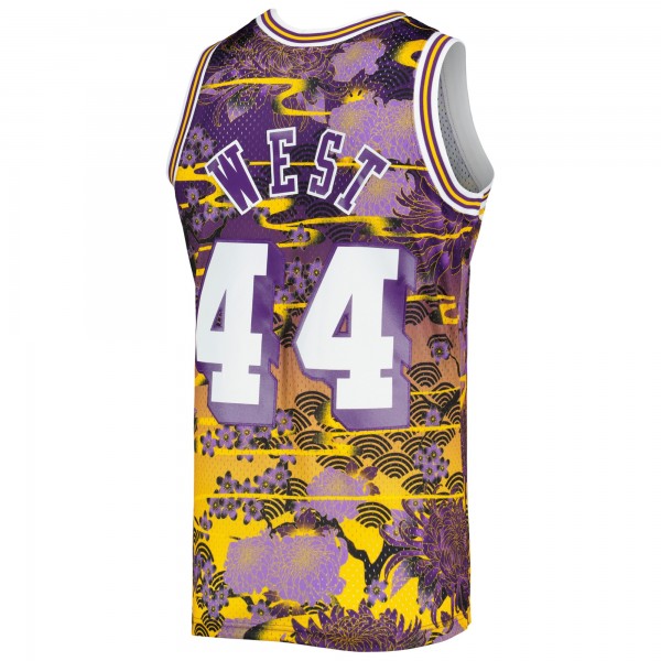 Игровая форма  Jerry West Los Angeles Lakers Mitchell & Ness Hardwood Classics Lunar New Year Swingman - Purple