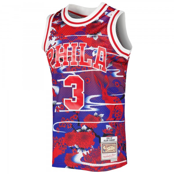 Игровая форма  Allen Iverson Philadelphia 76ers Mitchell & Ness Hardwood Classics Lunar New Year Swingman - Red