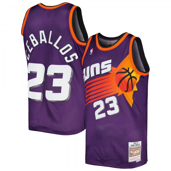 Игровая форма  Cedric Ceballos Phoenix Suns Mitchell & Ness 1996-97 Hardwood Classics Swingman - Purple