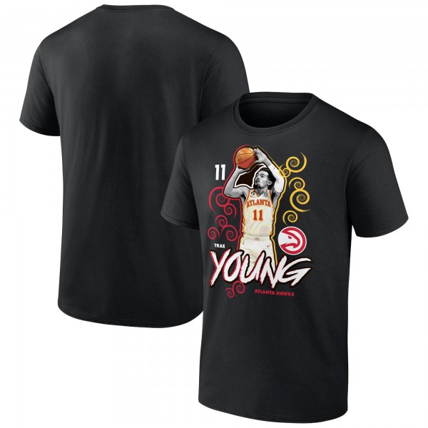 Футболка Trae Young Atlanta Hawks Competitor - Black