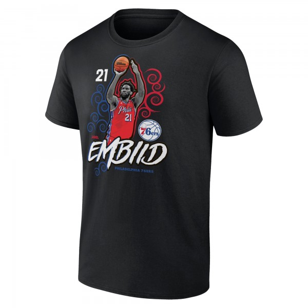 Philadelphia 76ers Joel Embiid Black Competitor T-Shirt