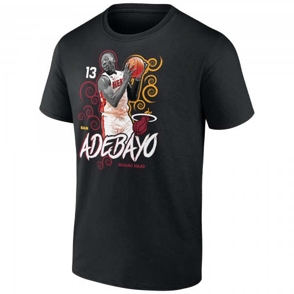 Футболка Bam Adebayo Miami Heat Competitor - Black