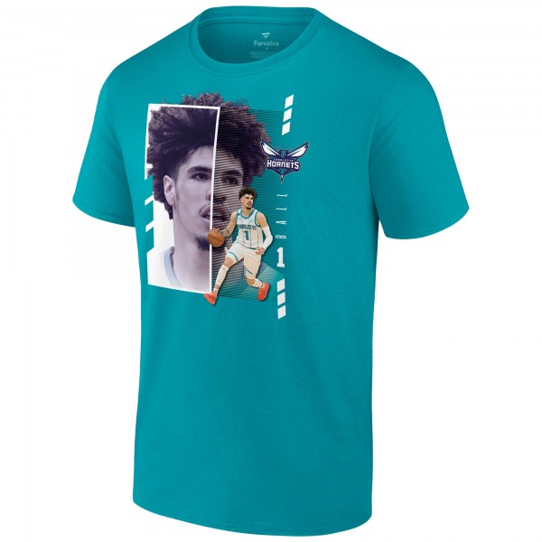 Футболка LaMelo Ball Charlotte Hornets Jump Pass - Aqua