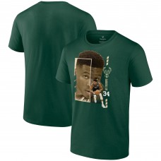 Футболка Giannis Antetokounmpo Milwaukee Bucks Jump Pass - Green
