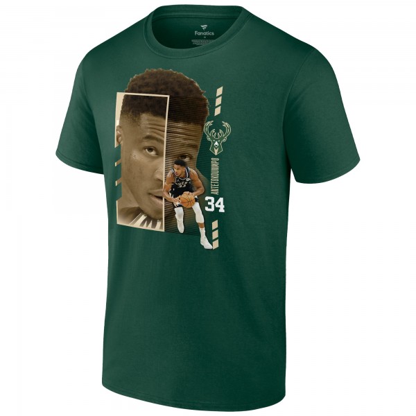 Футболка Giannis Antetokounmpo Milwaukee Bucks Jump Pass - Green