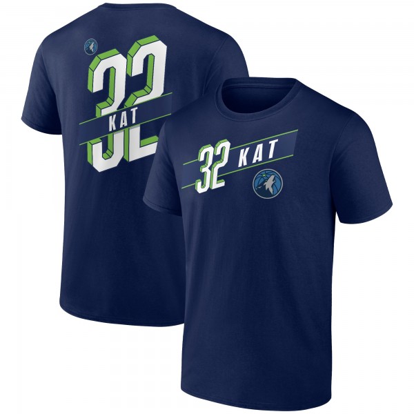 Футболка Karl-Anthony Towns Minnesota Timberwolves Full-Court Press Name & Number - Navy