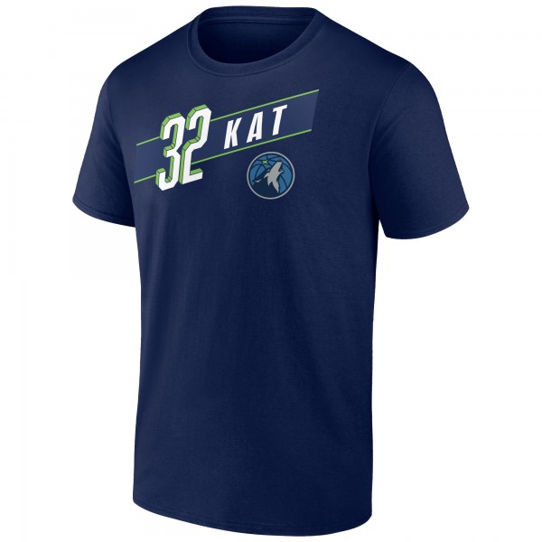 Футболка Karl-Anthony Towns Minnesota Timberwolves Full-Court Press Name & Number - Navy