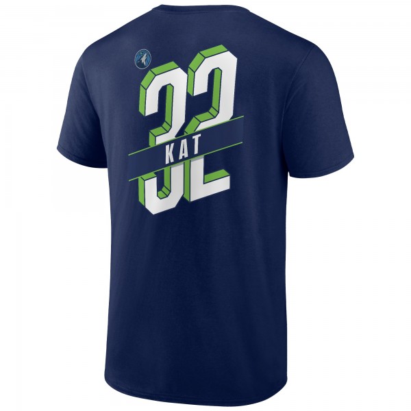 Футболка Karl-Anthony Towns Minnesota Timberwolves Full-Court Press Name & Number - Navy
