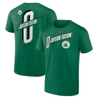 Футболка Jayson Tatum Boston Celtics Full-Court Press Name & Number - Green