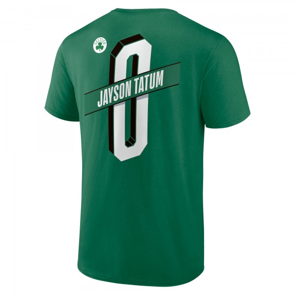 Футболка Jayson Tatum Boston Celtics Full-Court Press Name & Number - Green