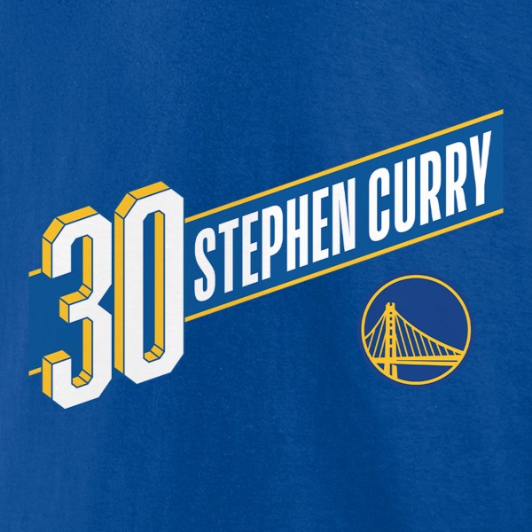 Футболка Stephen Curry Golden State Warriors Full-Court Press Name & Number - Royal