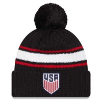 Шапка с помпоном USMNT New Era Fold - Black
