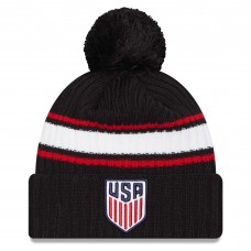Шапка с помпоном USMNT New Era Fold - Black