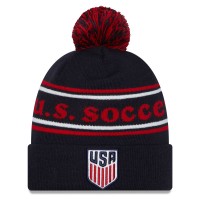 Шапка с помпоном USMNT New Era Marquee - Navy