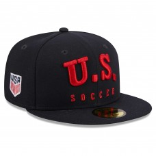 Бейсболка USMNT New Era Text 59FIFTY - Navy