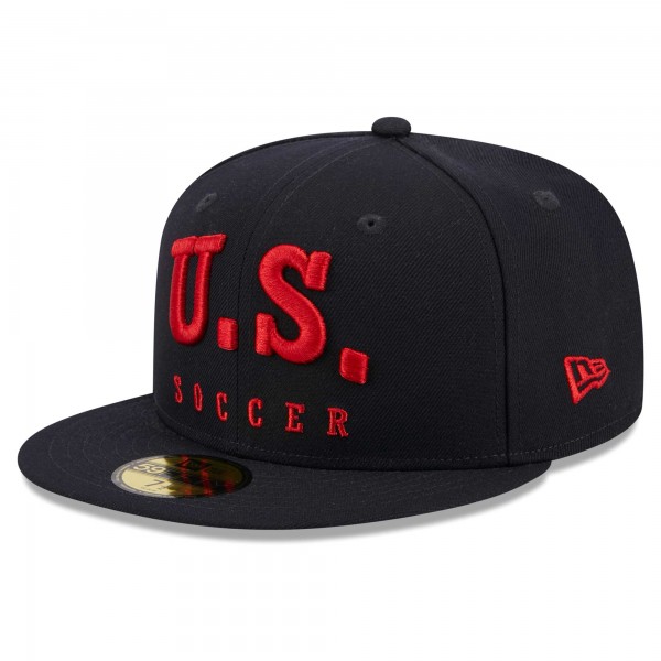 Бейсболка USMNT New Era Text 59FIFTY - Navy