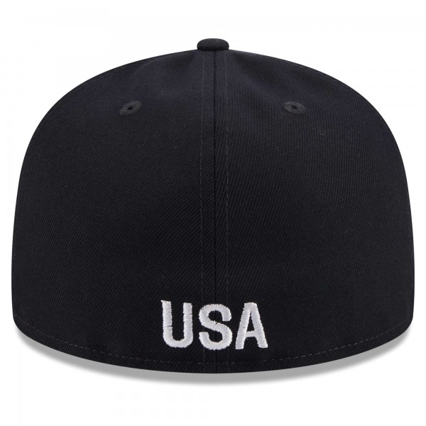 Бейсболка USMNT New Era Text 59FIFTY - Navy