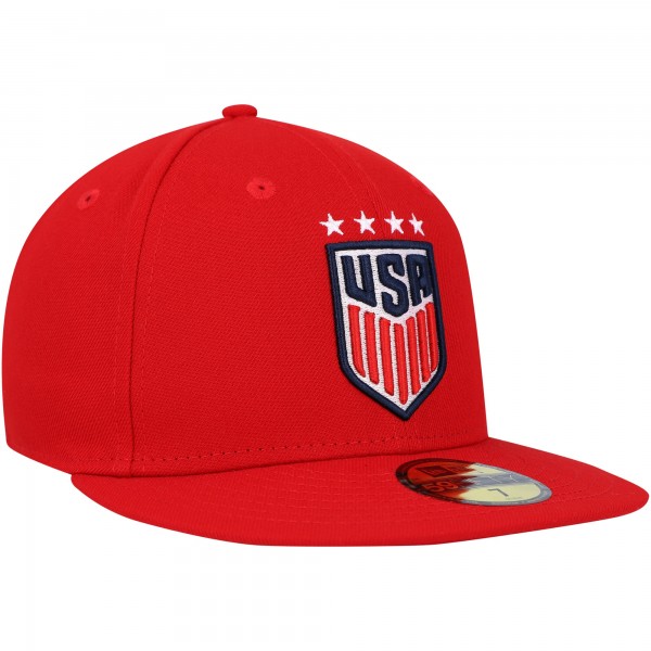 Бейсболка USWNT New Era Team Basic 59FIFTY - Red