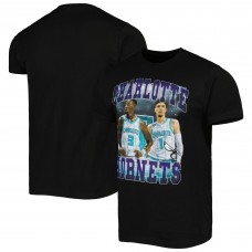 Футболка LaMelo Ball & Terry Rozier Charlotte Hornets Stadium Essentials Unisex Player Duo - Black