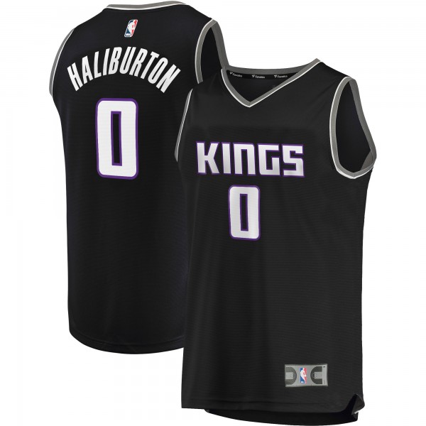 Игровая форма  Tyrese Haliburton Sacramento Kings Youth Fast Break Replica Player - Icon Edition - Black