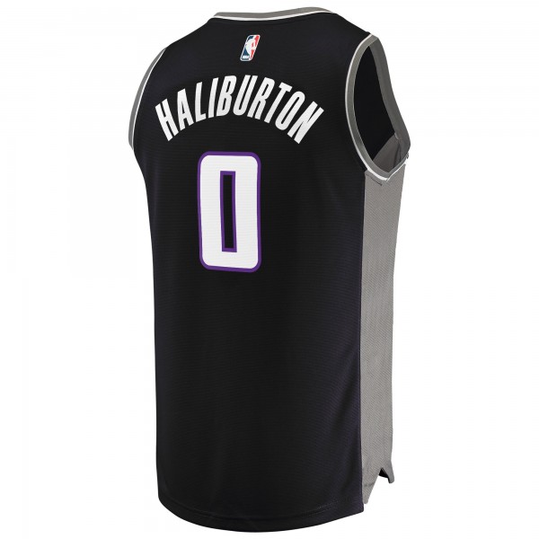 Игровая форма  Tyrese Haliburton Sacramento Kings Youth Fast Break Replica Player - Icon Edition - Black