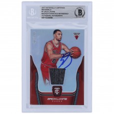 Zach LaVine Chicago Bulls Autographed 2017-18 Panini Totally Certified Materials Relic #M-ZLV #31/199 Beckett Fanatics Witnessed Authenticated Card