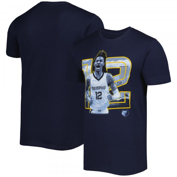 Футболка Ja Morant Memphis Grizzlies Stadium Essentials Unisex Player Skyline - Navy