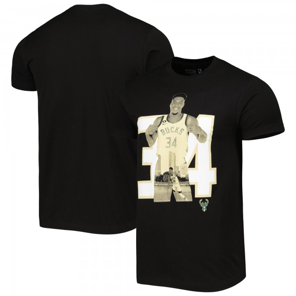 Футболка Giannis Antetokounmpo Milwaukee Bucks Stadium Essentials Player Metro - Black