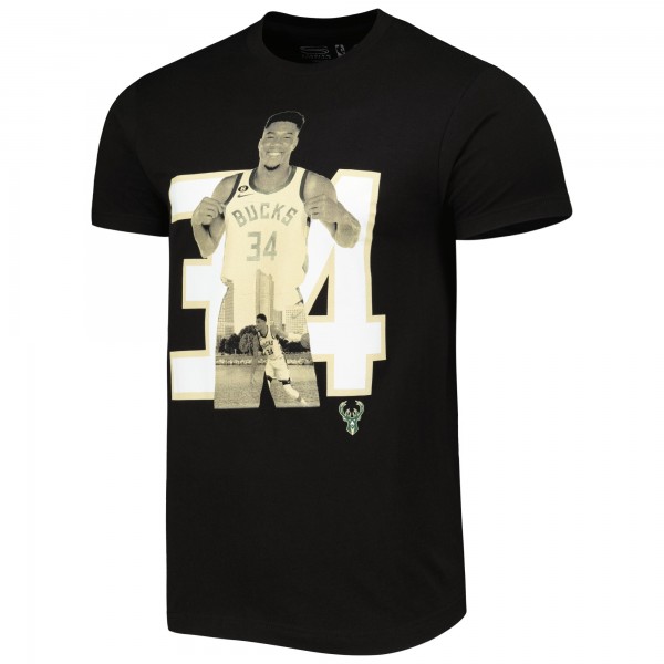 Футболка Giannis Antetokounmpo Milwaukee Bucks Stadium Essentials Player Metro - Black