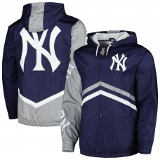 Ветровка Толстовка на молнии New York Yankees Mitchell & Ness Undeniable - Navy