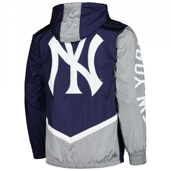 Ветровка Толстовка на молнии New York Yankees Mitchell & Ness Undeniable - Navy