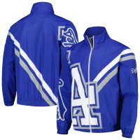 Кофта на молнии Los Angeles Dodgers Mitchell & Ness Exploded Logo Warm Up - Royal