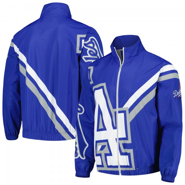 Кофта на молнии Los Angeles Dodgers Mitchell & Ness Exploded Logo Warm Up - Royal