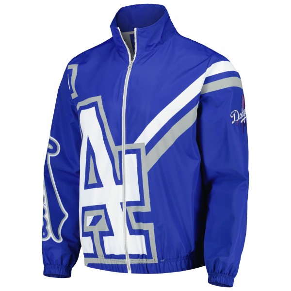 Кофта на молнии Los Angeles Dodgers Mitchell & Ness Exploded Logo Warm Up - Royal