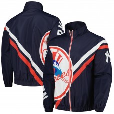 Кофта на молнии New York Yankees Mitchell & Ness Exploded Logo Warm Up - Navy