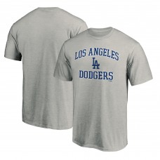 Los Angeles Dodgers Heather Gray Heart & Soul T-Shirt