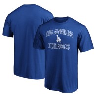 Los Angeles Dodgers Royal Heart & Soul Team Logo T-Shirt