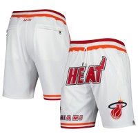 Шорты Miami Heat Mitchell & Ness White Hardwood Classics Just Don