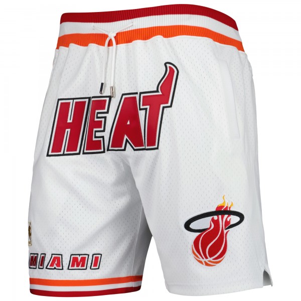 Шорты Miami Heat Mitchell & Ness White Hardwood Classics Just Don