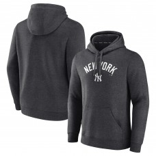 Толстовка New York Yankees Charcoal Team Lock Up Wordmark