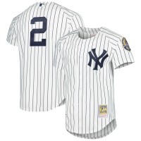 Джерси New York Yankees Derek Jeter Mitchell & Ness White Cooperstown Collection Authentic
