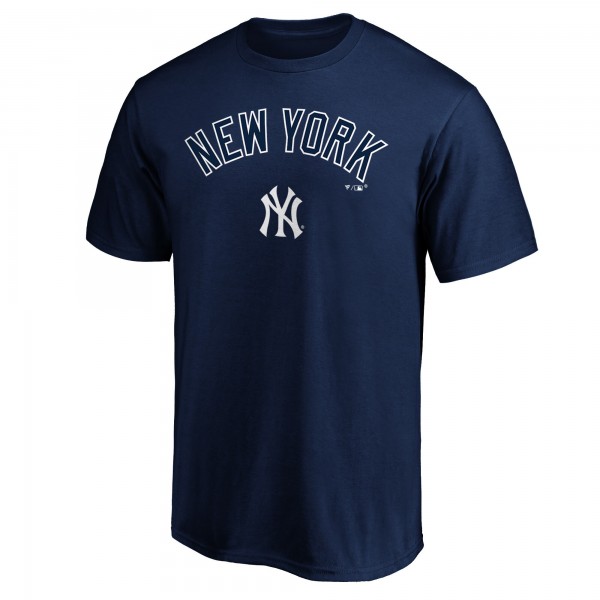 New York Yankees Navy Team Lock Up Wordmark T-Shirt