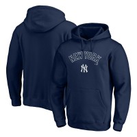 Толстовка New York Yankees Navy Team Lock Up Wordmark