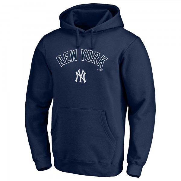 Толстовка New York Yankees Navy Team Lock Up Wordmark