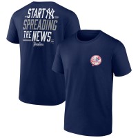 New York Yankees Navy Start Spreading The News Bring It T-Shirt